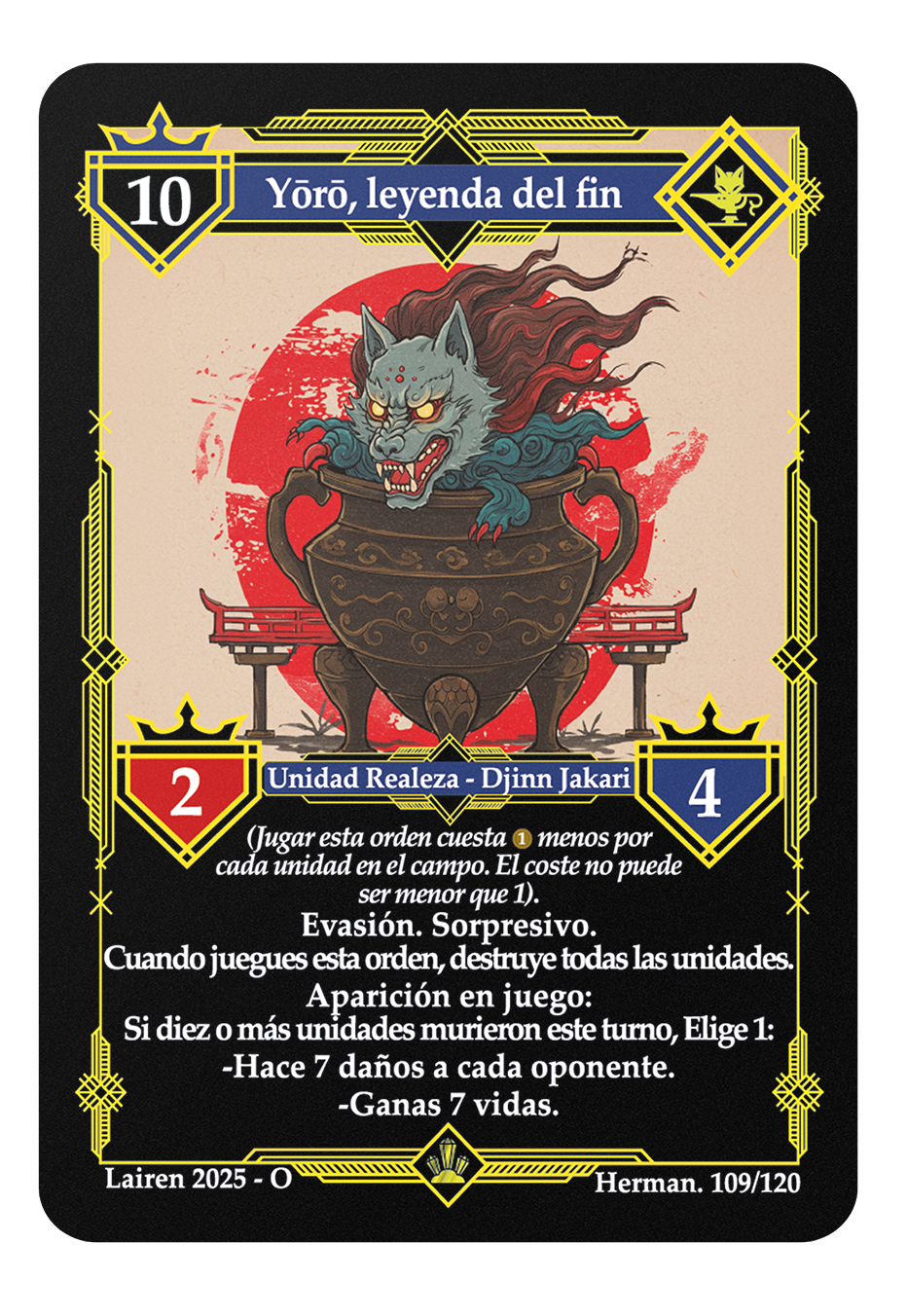Yorō, leyenda del fin